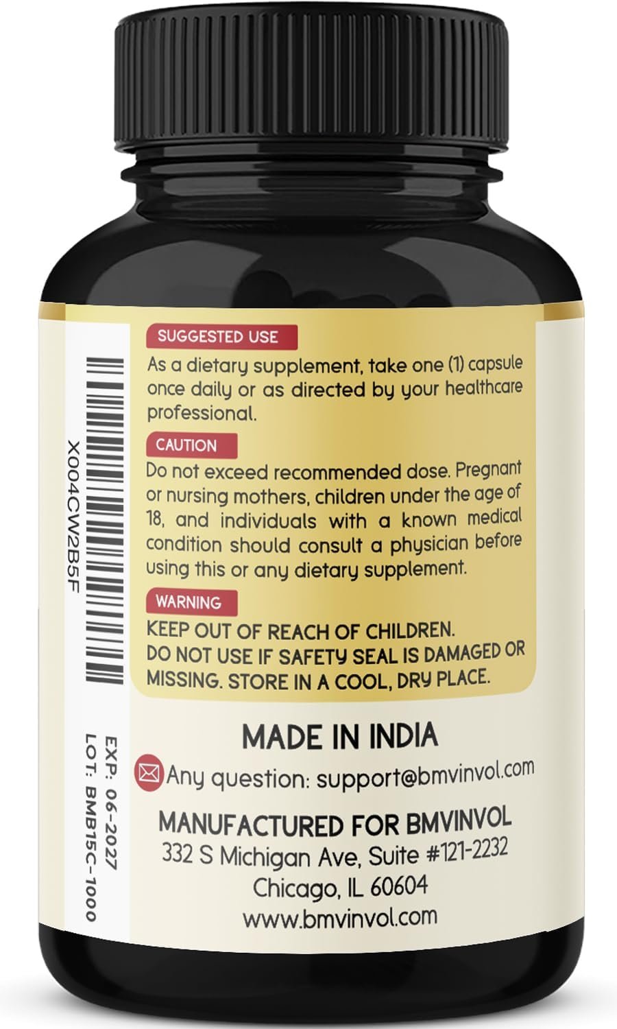 Berberine with Ceylon Cinnamon, Turmeric, Milk Thistle, Artichoke, Black Pepper - 150 Count - Pack of 1 - Image 10
