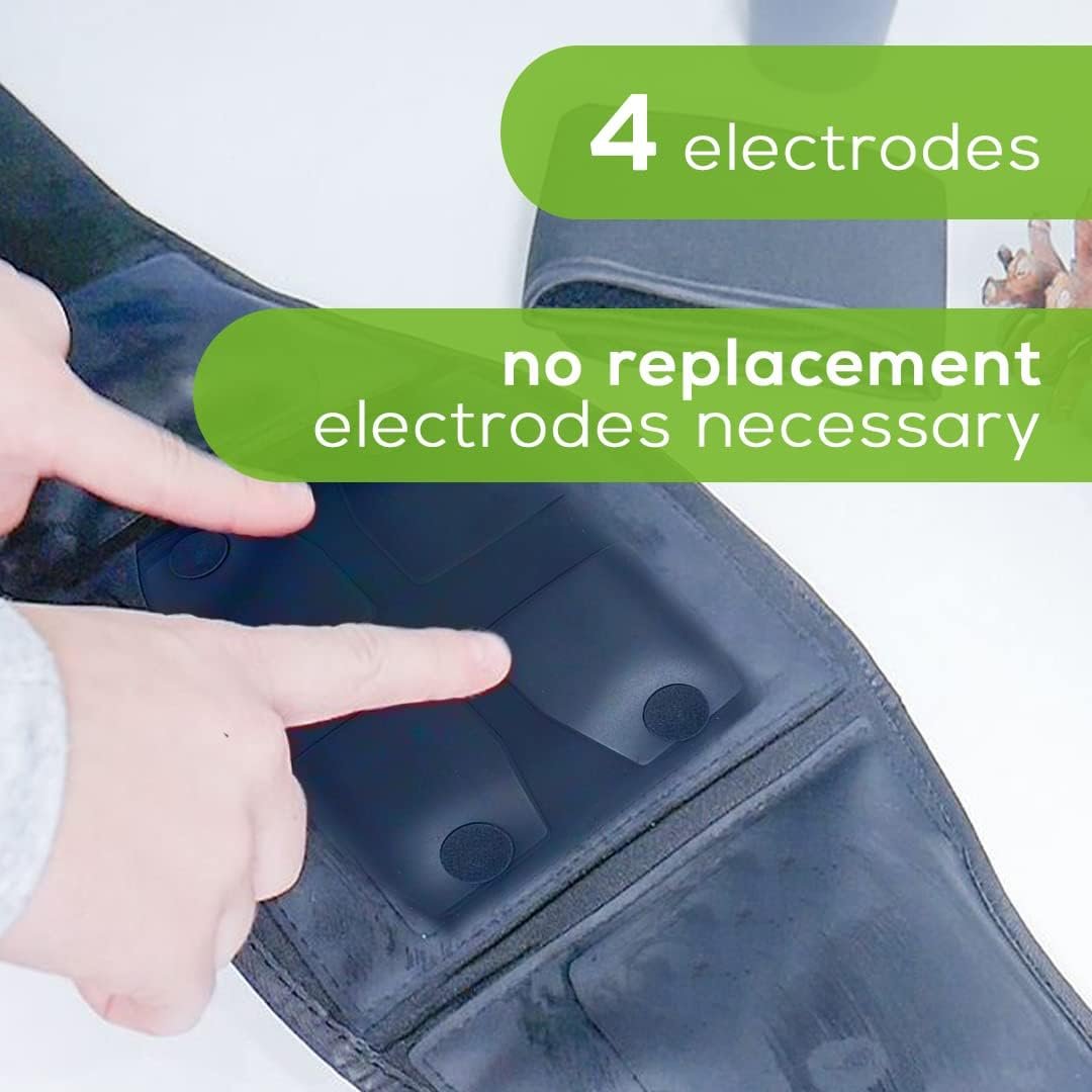 Beurer EM37 Abs Stimulator Toning Ab Belt, EMS Ab Machine with 40 Intensity Levels, Portable Ab Workout Equipment Belt Includes Reusable Water Electrodes and Batteries, Abdominal Exercise Machine - Image 4