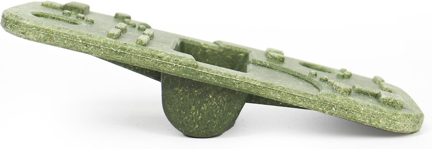 Edible Seesaw Small Animal Chew Toy and Feeder Hamster Gerbil Guinea Pig Rat Chinchilla Rabbit Food Bowl Teeth Grinder Habitat Enrichment - Image 8