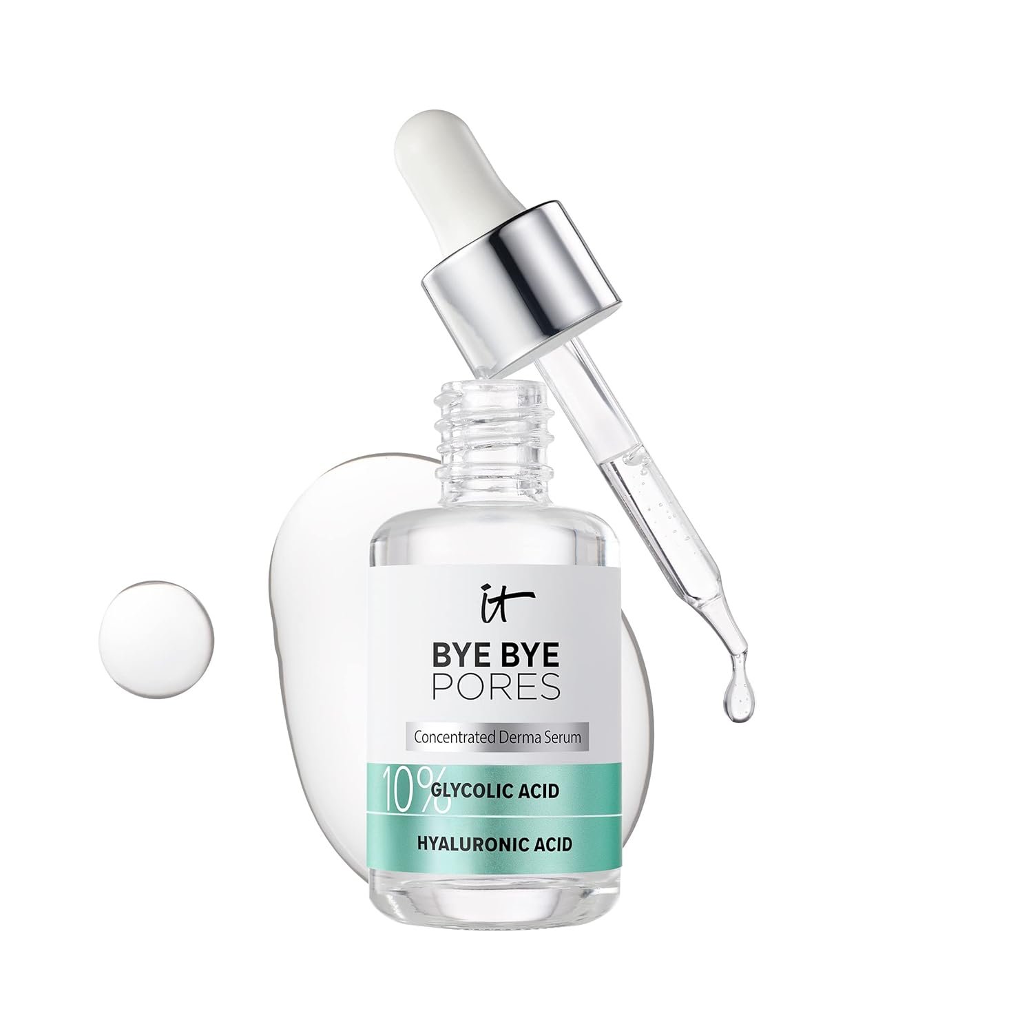 IT Cosmetics Bye Bye Pores 10% Glycolic Acid Face Serum - Visibly Minimizes Pores In 1 Week & Gently Exfoliates to Help Refine Skin’s Texture - With Hyaluronic Acid for Hydration -1 Fl. Oz - Image 2