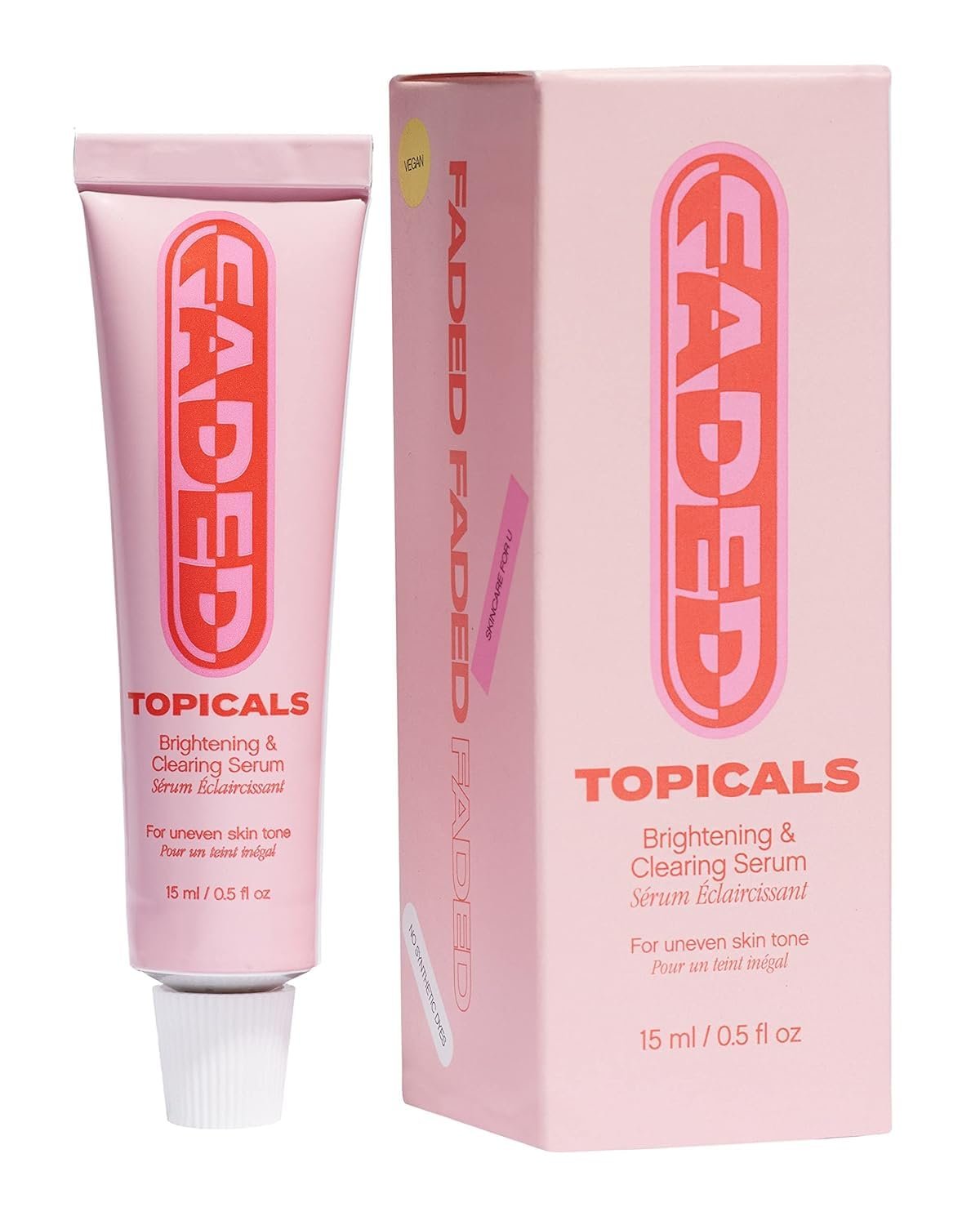 Topicals Faded Brightening and Clearing Serum | Reduces Discoloration Post-Blemish Marks Scars Spots Contains Kojic Acid Niacinamide Dermatologist-tested Vegan Cruelty-Free Fl Oz - Image 2
