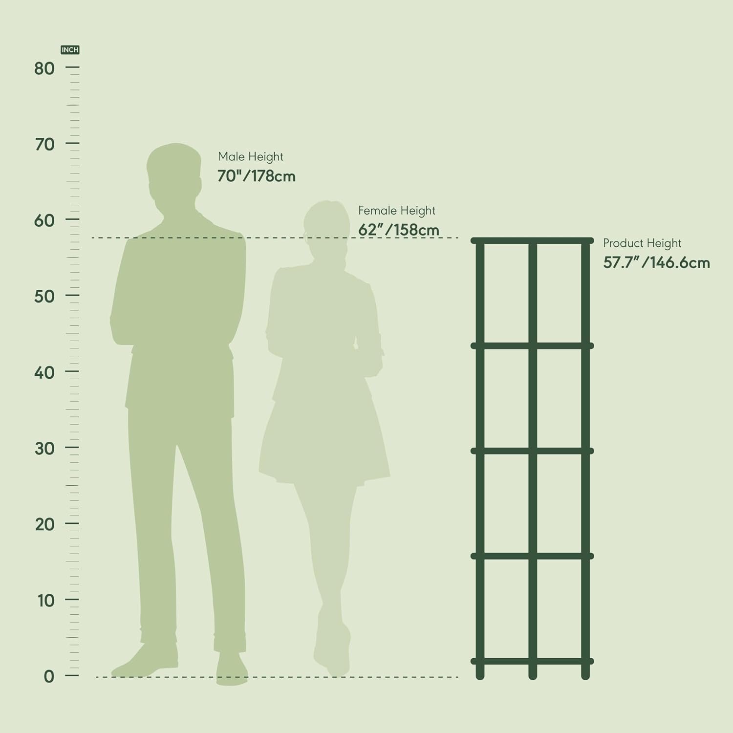 Furinno Turn-N-Tube 5 Tier Corner Display Rack Multipurpose Shelving Unit, 1-Pack, French Oak Grey/Black - Image 8