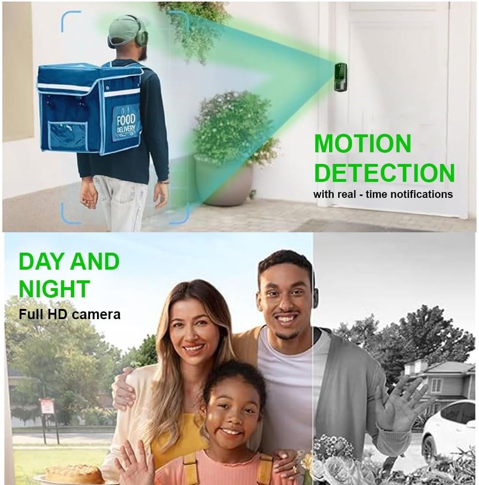 Smart Door Lock with Camera for Front Door, Keyless Door Entry with Doorbell, Electronic & Electric Lock with Deadbolt, Fingerprint, Wi-Fi, Tuya App - Image 6