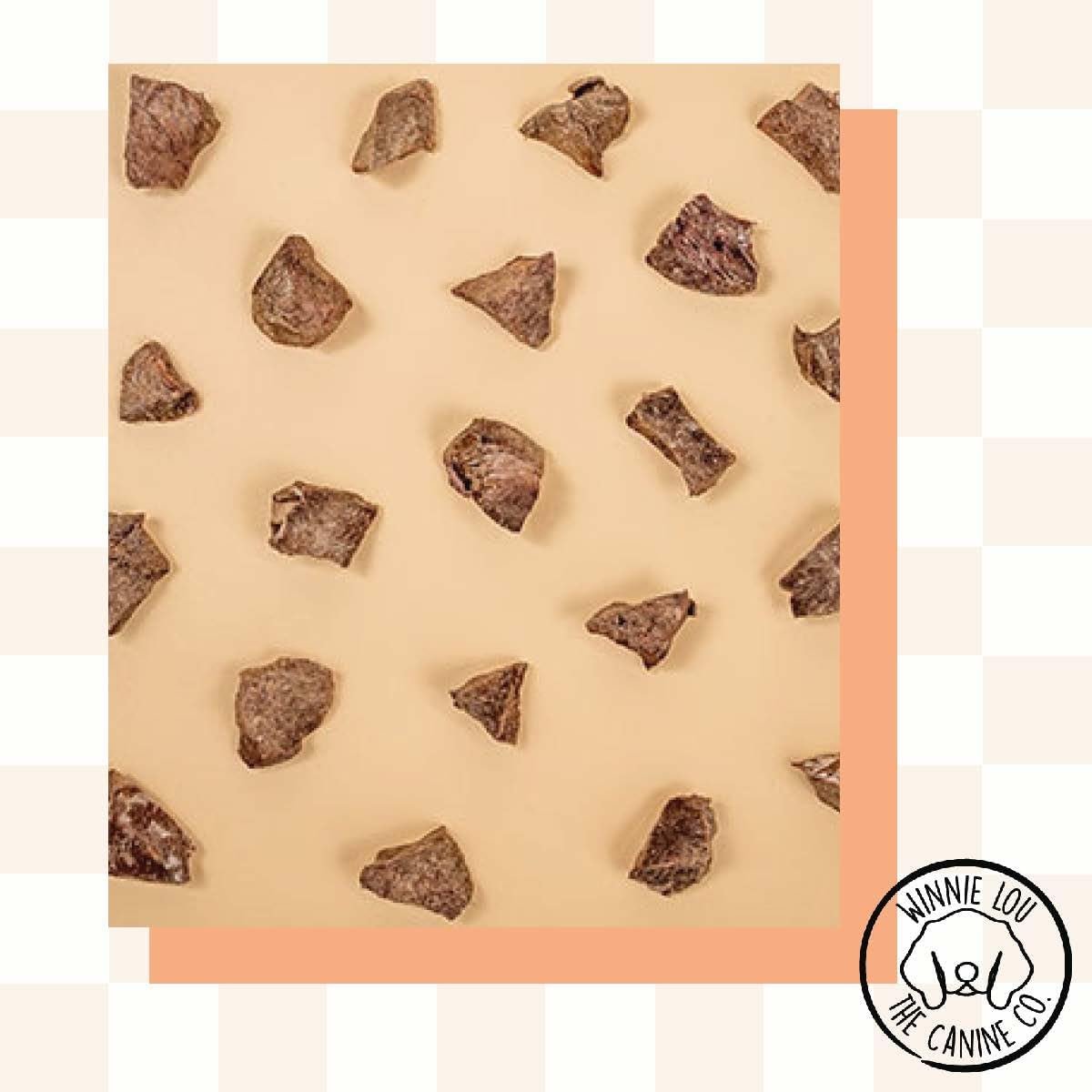 Winnie Lou Grass-Fed Bison Heart Bits Cat Treats, 3 Packs - Single Ingredient, High Protein Cat Food Snacks, Grain Free & Made in The USA, with Taurine, Iron & Zinc for Healthy Cats - Image 6