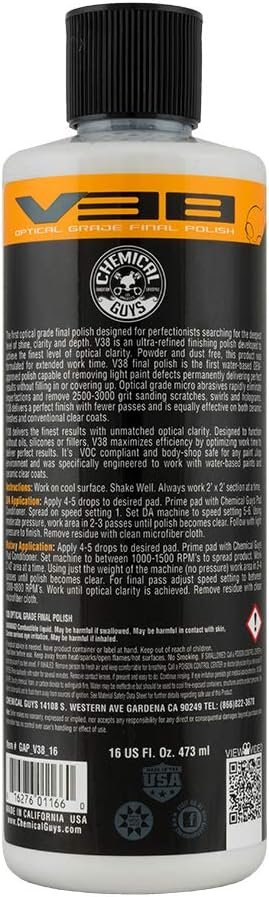 Chemical Guys GAP_V38_16 V38 Optical Grade Final Polish (16 oz) - Image 3