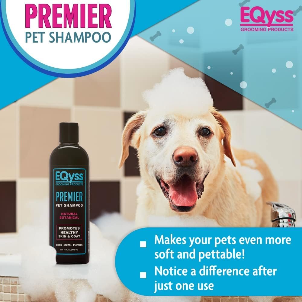EQyss Premier Pet Shampoo - Cleanses & Moisturizes Coat, Adds Volume, Intensifies Colors, Residue-free Finish - For All Dogs, Cats, Puppies (16 oz) - Image 3