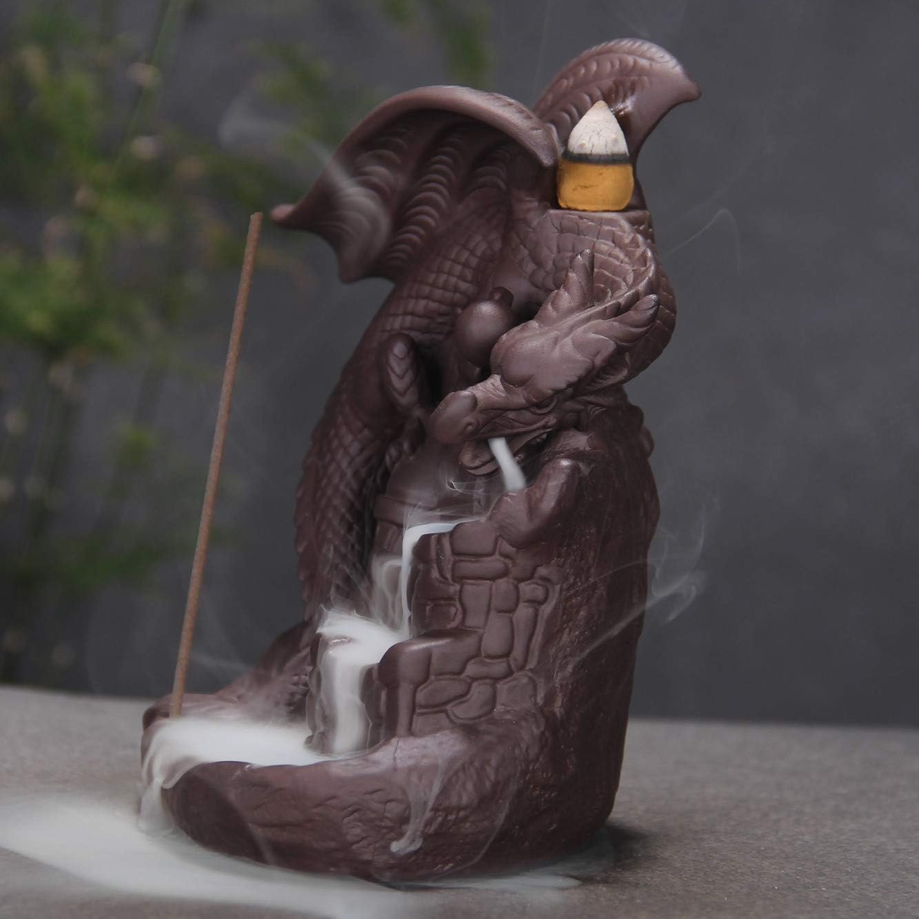 Fly Dragon Backflow Incense Burner Handmade Waterfall Incense Holders Home Decor Gift Statue Ornaments - Image 3