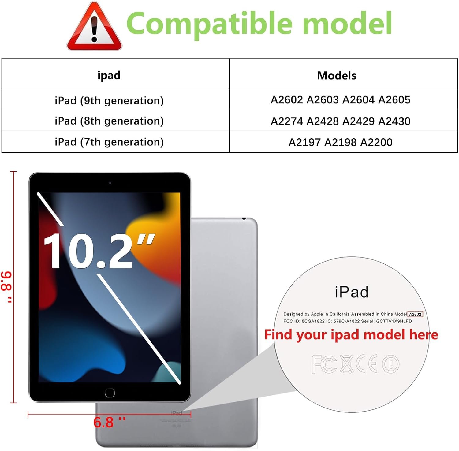 apiker 2 Pack Screen Protector for iPad 9th 8th 7th Generation 10.2 Inch, Tempered Glass Film for iPad 9 8 7 (2021/2020/2019), Case Friendly & Apple Pencil Compatible - Image 3