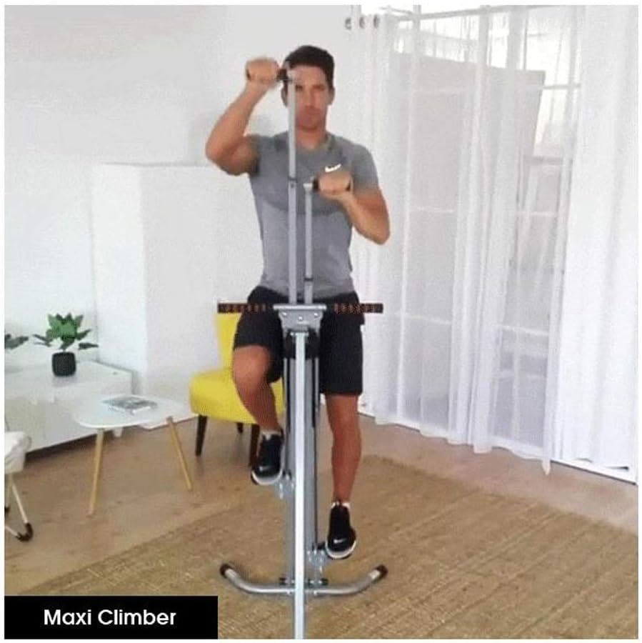 OMaju Fitness Equipment Mini-Stepper Swing Stepper Climber Vertical Climbing Cardio Exercise Machine Space Walker Climbing Machine Home Fitness Equipment for High-Intensity Interval Training - Image 6