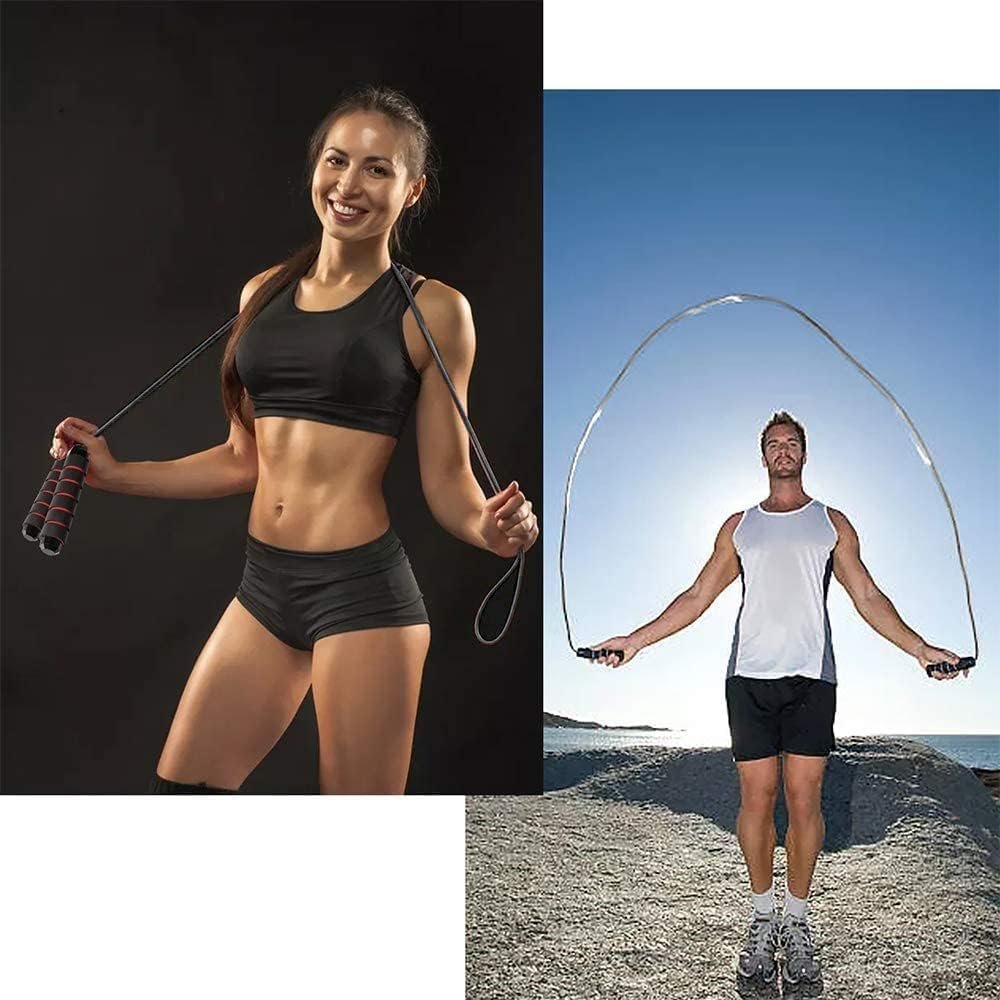 Jump Rope Skipping Rope for Rope Skipping, Speed Jump Rope for Exercise Jump Rope for Fitness for Kids and Adults - Image 5