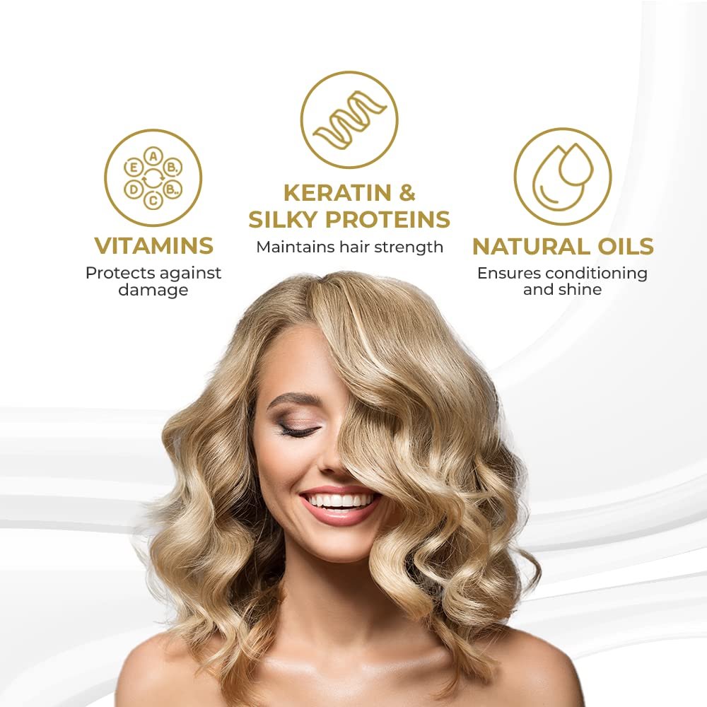 Hair Heat Protector, Protects Hair Against Breakage, Lightweight Formula, Practical Spray Use Before Styling. 8.5 Fl Oz - Image 6