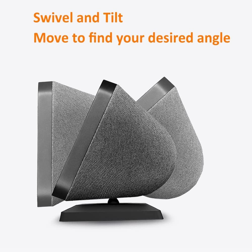 AutoSonic Stand Compatible with Echo Show 8 Smart Display (1st Gen and 2nd Gen) | Swivel and Tilt to Improve Viewing Angle | Magnet Built-in | Black - Image 4