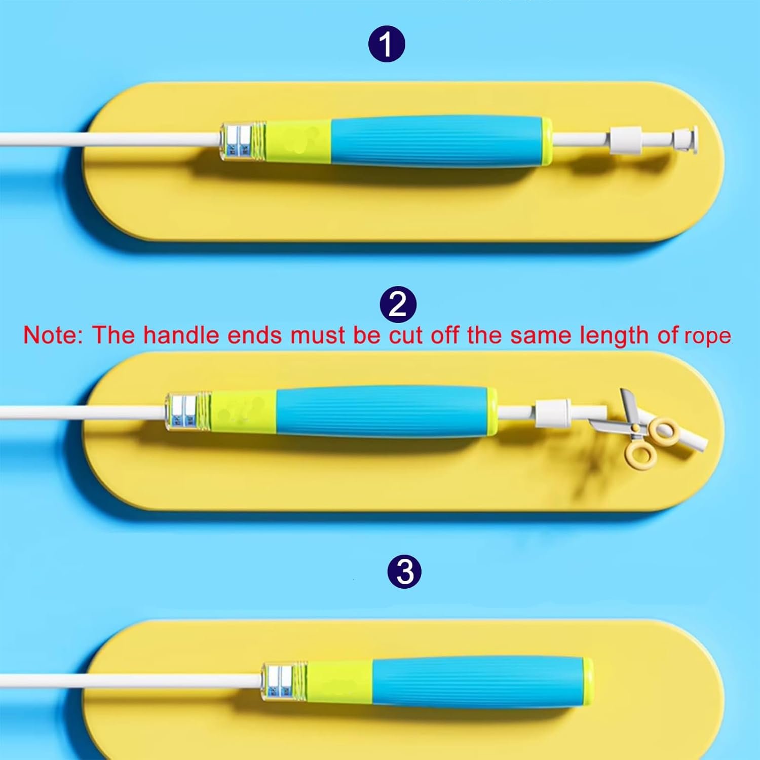 jump rope for kids women and men,Lightweight jump rope with double ball bearing system, Adjustable Tangle-Free Fitness Skipping Ropes with Silicone Comfortable Grips - Image 6