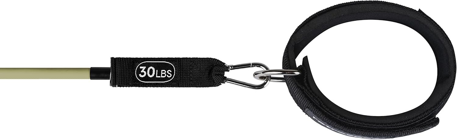 Retrospec Train Resistance Bands Set (5pc) Workout Bands w/Handles, Door Anchor, Carry Bag for Women & Men - Image 6