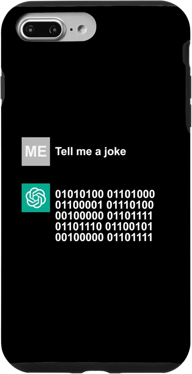 iPhone 7 Plus/8 Plus Chat GPT Tell Me A Joke Humor Funny AI Case - Image 2