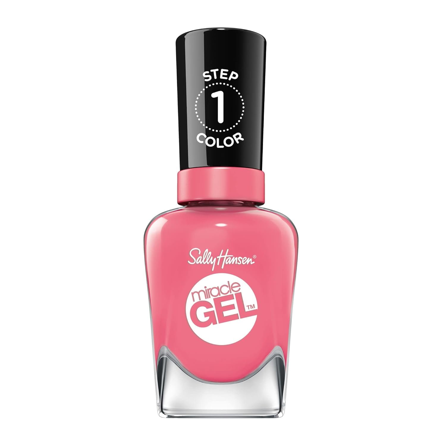 Sally Hansen Miracle Gel™, Rain-Glow, Long Lasting, Gel-Like Formula, No UV Lamp Needed, Pink Nail Polish - Image 2