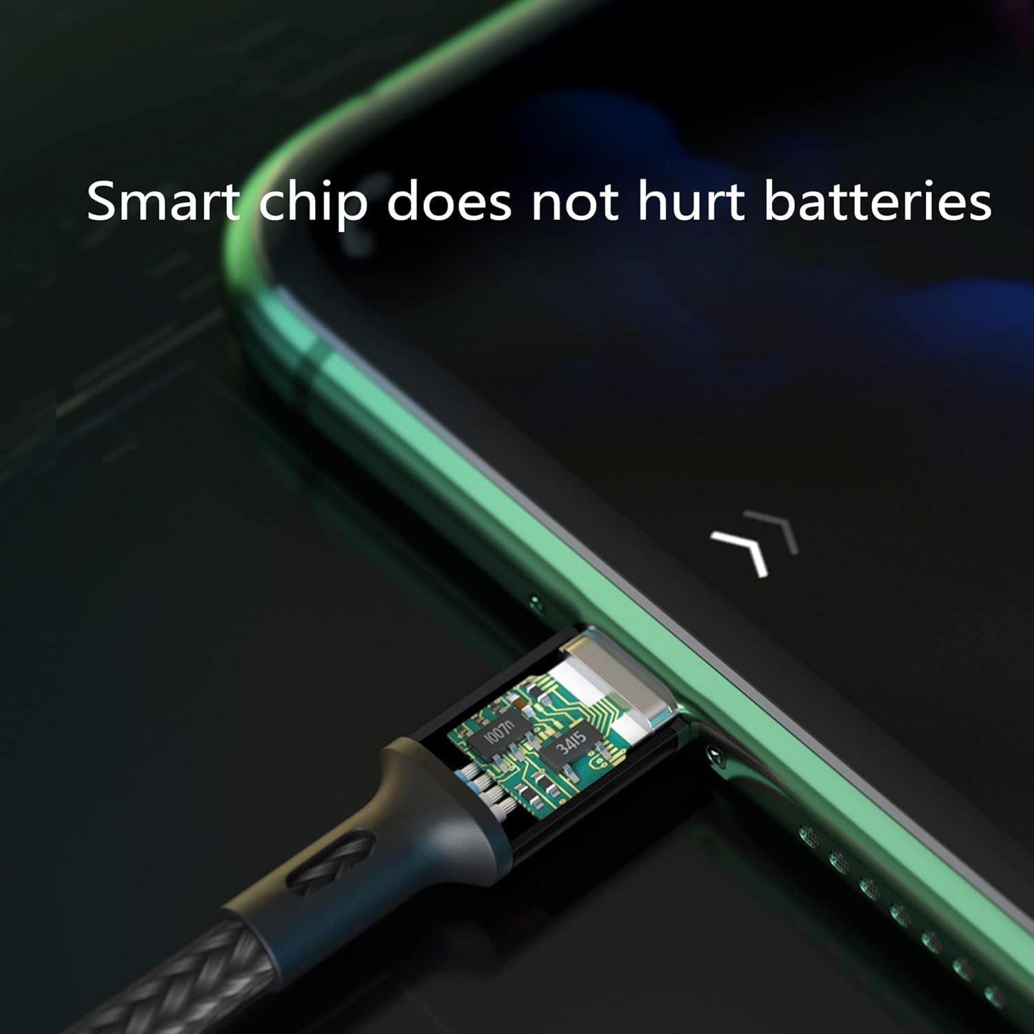 GELRHONR Multi-USB C Cable 3A, 3 Type-C Male Plugs, 3-in-1 Nylon Braided Charging Cable, Compatible with Tablets, Mobile Phones/Android, etc. 4FT-1.25M (2Pack 4FT-1.25M) - Image 3