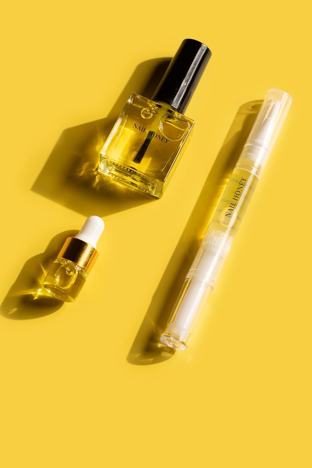 Twinkled T Nail Honey - Organic Nail Strengthening Treatment for Growth, Strength, & Moisture Nail Care Blend Cuticle Oil (Trio (Pen, Bottle, & Dropper)) - Image 3