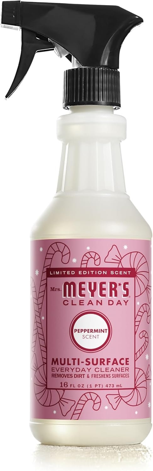 MRS. MEYER'S CLEAN DAY Multi-Surface Cleaner 3 Pack Variety, 16 OZ Each, 1 CT (Iowa Pine + Peppermint + Gingerbread) - Image 5