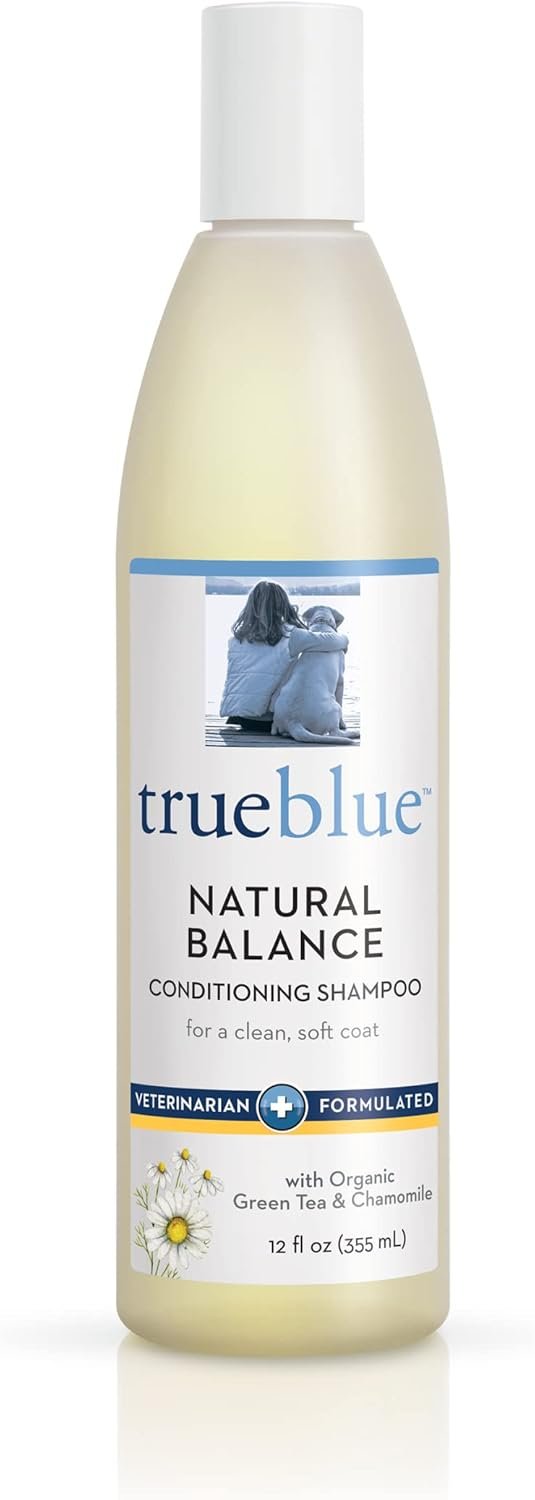 TrueBlue Natural Balance Conditioning Dog Shampoo with Green Tea & Chamomile - Cleansing Wash, Deodorizing, Moisturizing – Toxin Free, Natural Botanical Blend – Tearless Cleaner – 12 Fl. Oz. - Image 2