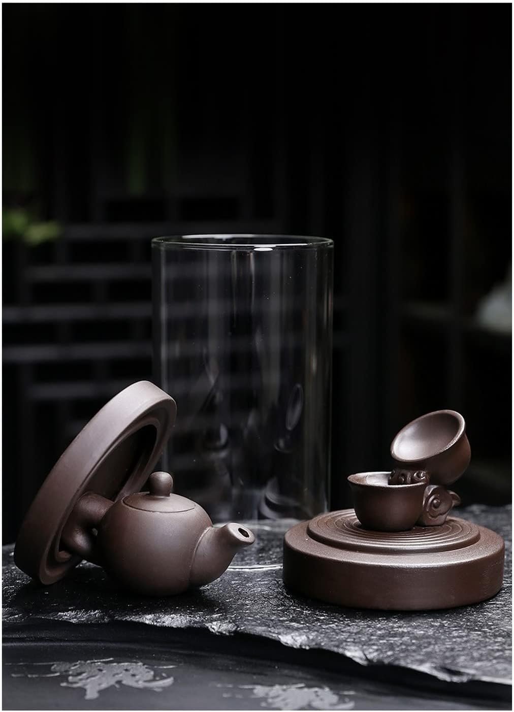 Windproof Cover Backflow Incense Burner Indoor Smoke Waterfall Incense Holder Creative Teapot Incense Burner Home Tea Room Aromatherapy Ornament - Image 2