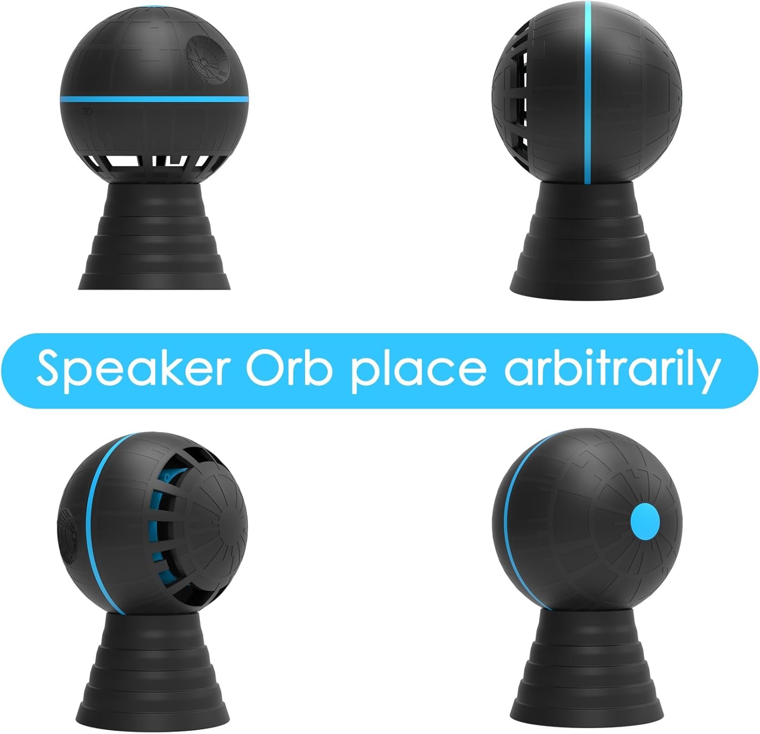 DS2 Wireless Bluetooth Speaker, Portable Bluetooth Speaker,1500mAh Battery 10 Hours Play time,5W Speaker Bluetooth 5.1,Star Wars Fans Gifts,for Home,Office,Outdoor,Party - Image 4