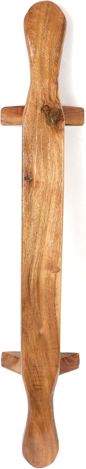 KNK SHENA PUSH UP BAR FITNESS INDIAN CLUB MEEL KARLA KATAI FITNESS DURABLE WOODEN EQUIPMENT - 2.5 Ft, Assorted - Image 5