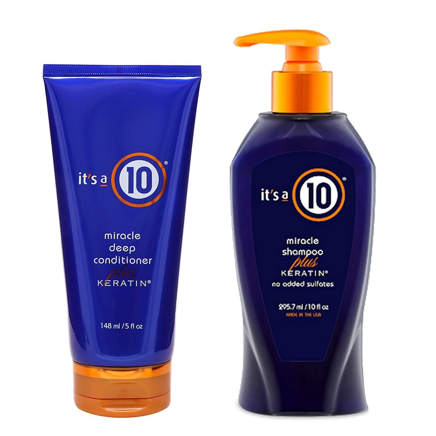It's A 10 Shampoo & Deep Conditioner Duo with Keratin - 10 Oz Shampoo, 5 Oz Conditioner - Image 2