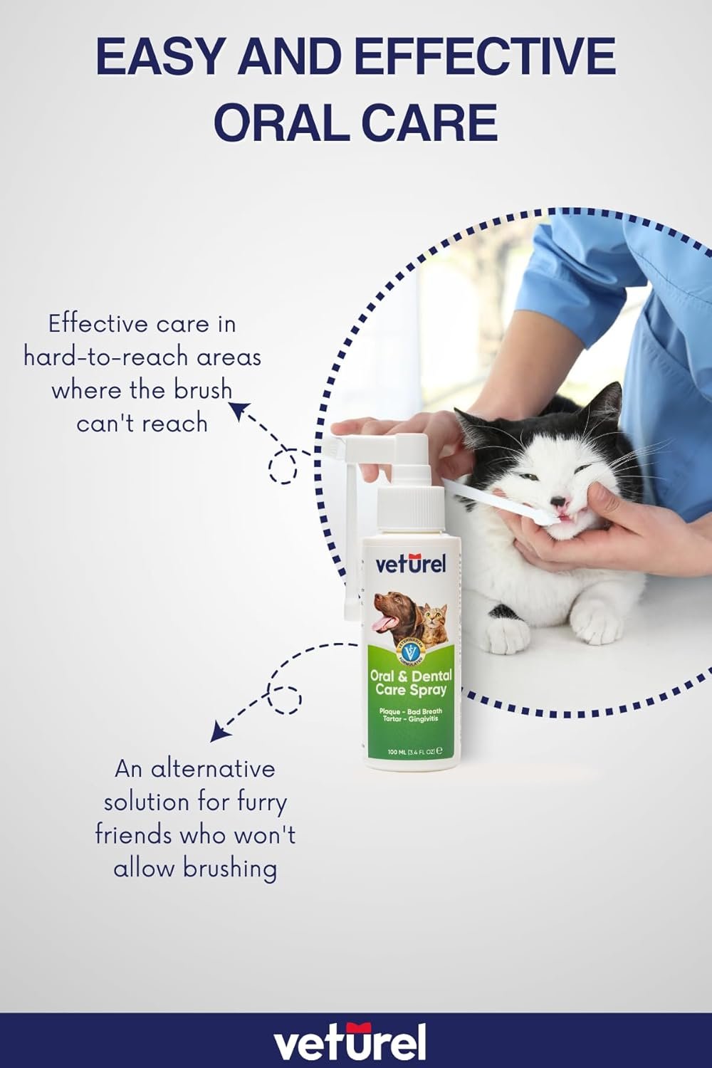 Natural Dog Teeth Cleaning Oral Care Spray - May Help with Bad Breath - May Support Plaque and Dental Care for Cats - May Help Reduce Plaque for Dogs and Cats - 3.4 oz - Image 6