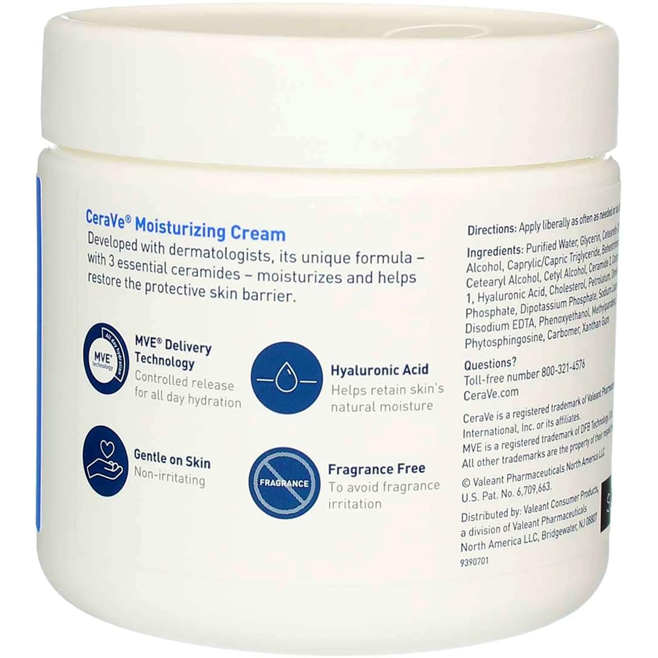 CeraVe Moisturizing Cream - 16 Ounces each (Value Pack of 4) - Image 4