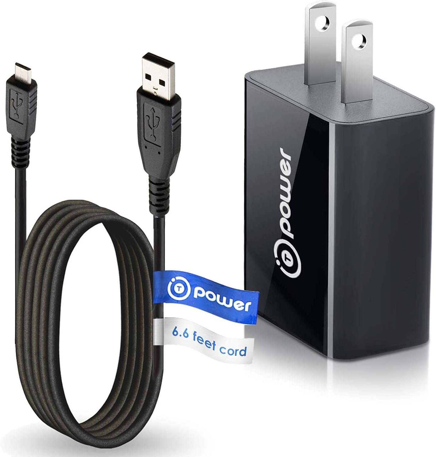 T-Power AC Adapter Charger for JBL Charge 3, Charge 2, Flip 4, Flip 3, Flip 2, Pulse 3, Pulse 2, Pulse, GO, Clip Plus, Clip, Micro II, Micro, Trip Portable Bluetooth Speaker Power Supply Cord Cable - Image 2