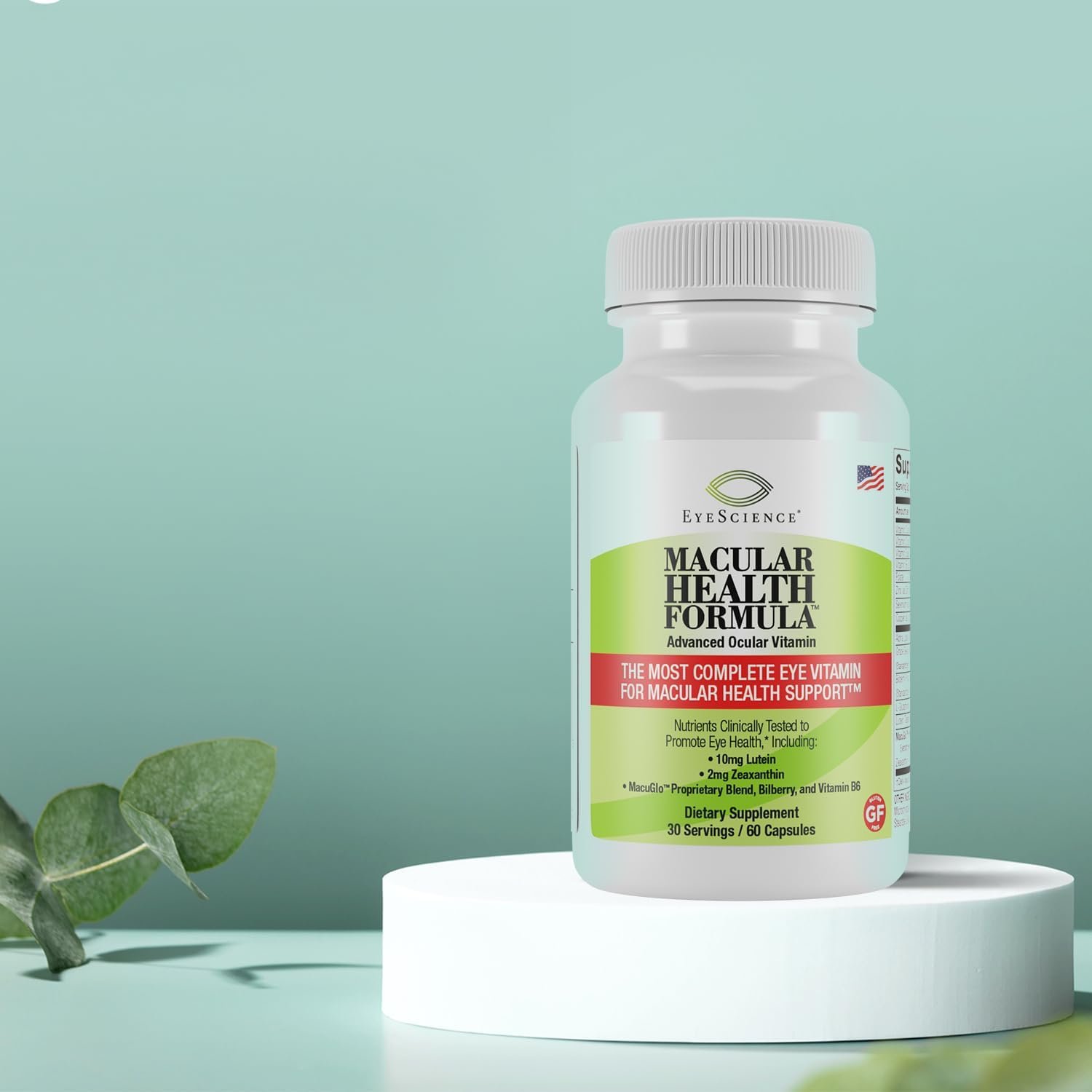 Macular Health Beyond AREDS2 Formula, Advanced Ocular Vitamin - Containing Lutein, Zeaxanthin, Bilberry, and Vitamins C, D, E, and B6 (30 Day Supply) - Image 6