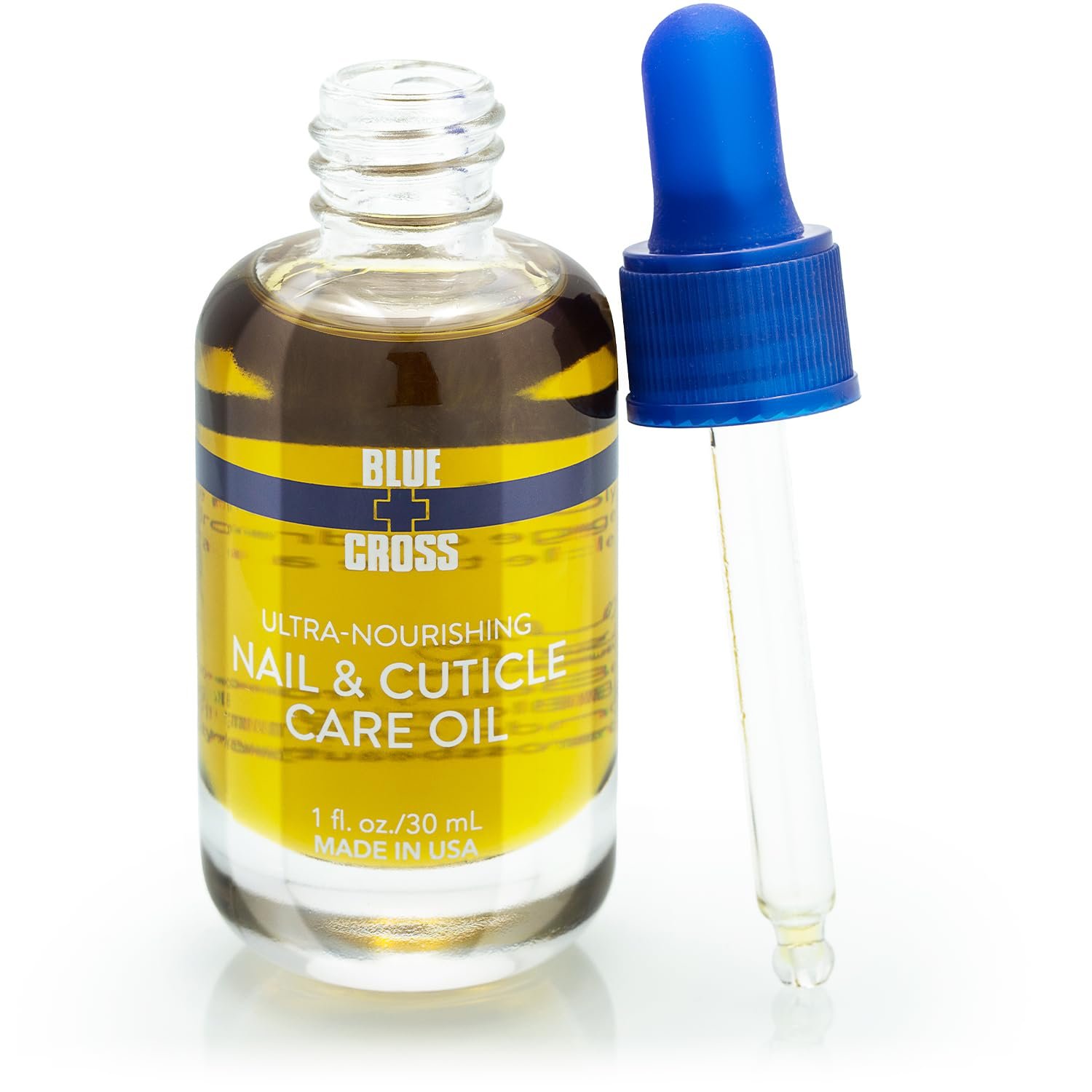 Blue Cross Cuticle Remover Cream for Dry Damaged Cuticles + Professional Nail & Cuticle Care Oil, 2 Pack Gift Set, Cuticle Oil 1oz + Cuticle Softener Cream 1oz, Made in USA - Image 4