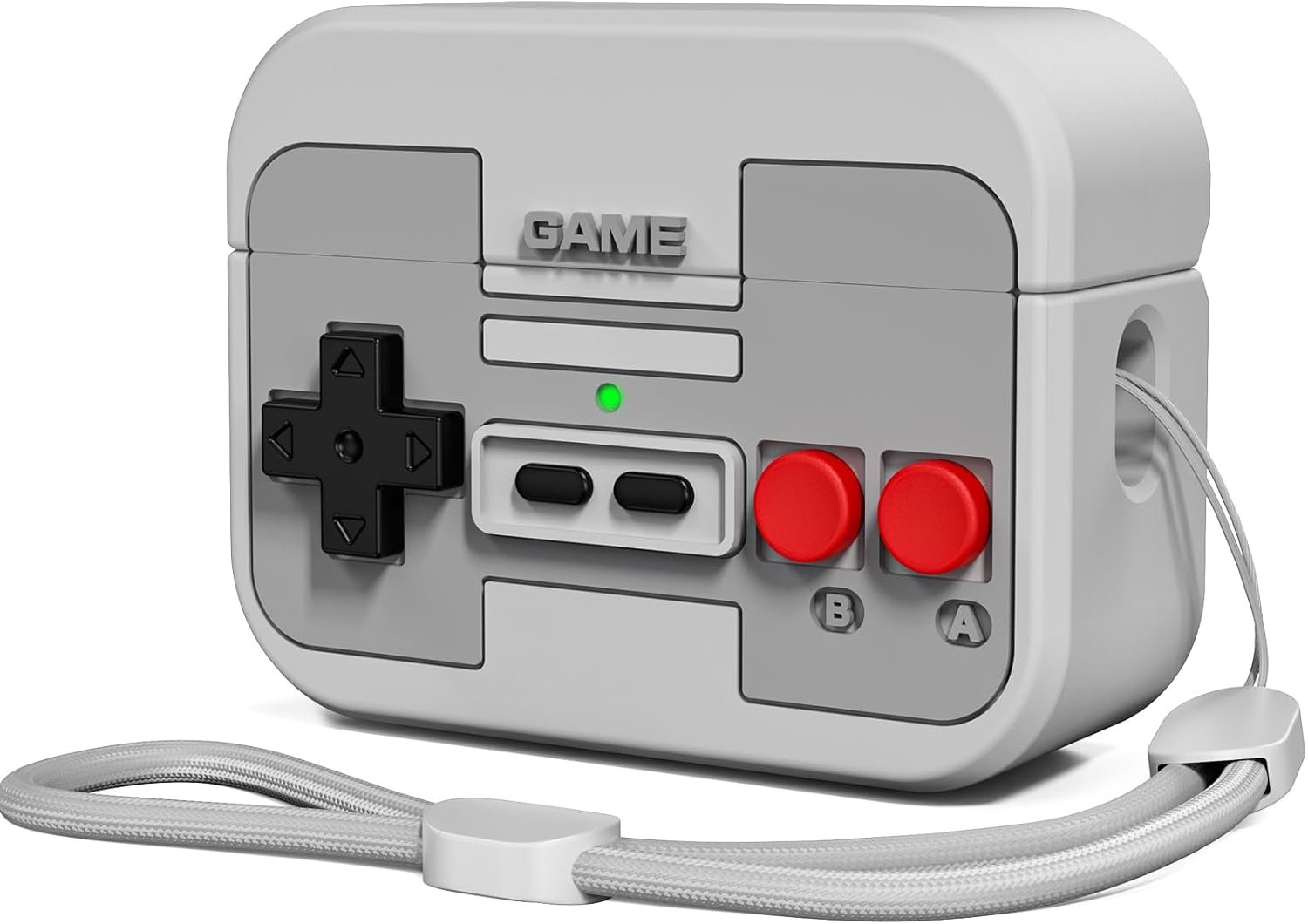 KOREDA AirPods Pro 2nd/1st Generation Case Cover, Cute Funny Cool Game Player Design Silicone Protective Case with Lanyard for Apple AirPods Pro 2nd/1st Gen Charging Case - Image 9