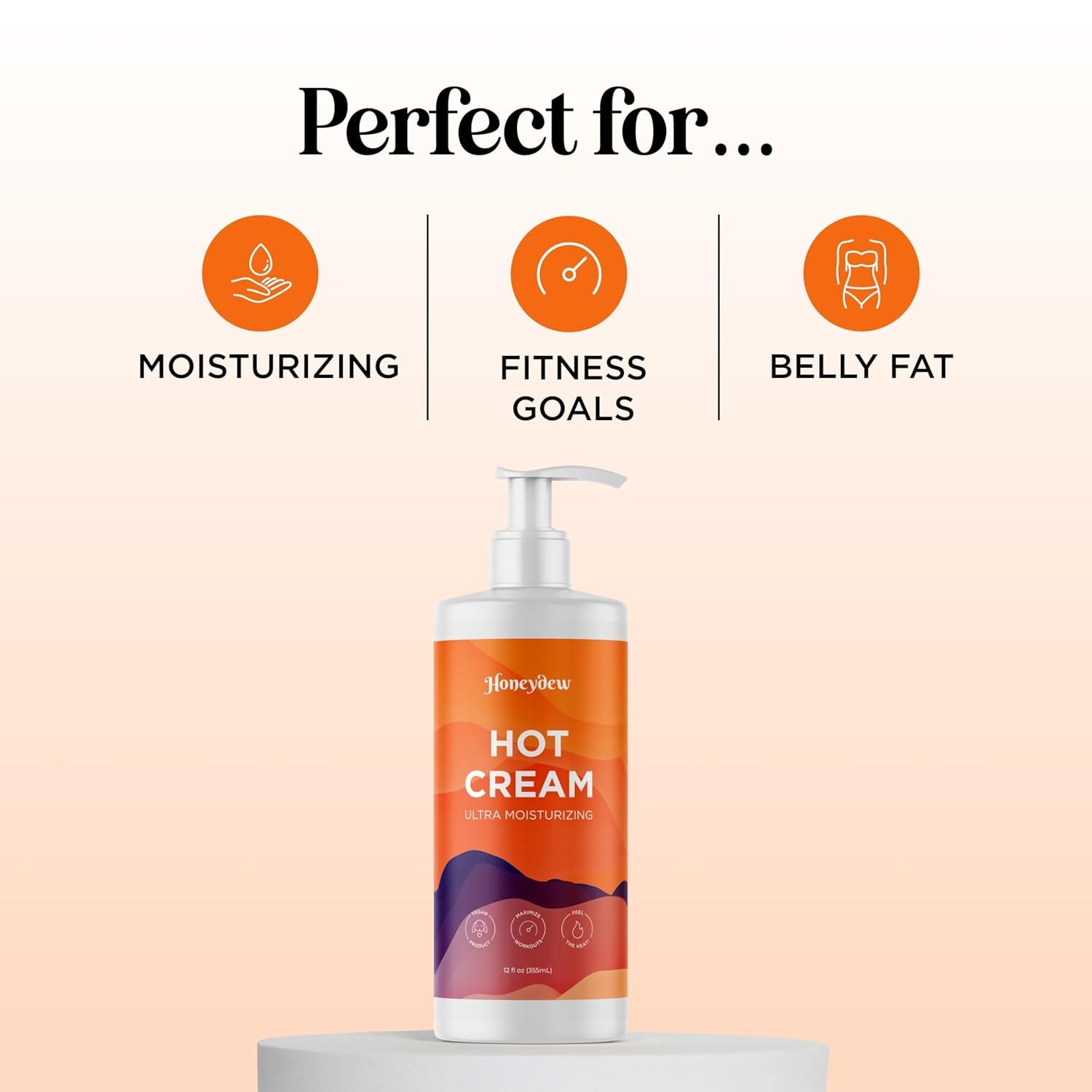 Hot Cream Sweat Enhancer - Premium Body Sculpting Sweat Cream with Invigorating Botanical Extracts - Extra Strength Cellulite Cream for Thighs Belly and Bum with Firming Body Oils (12 Fl Oz) - Image 8