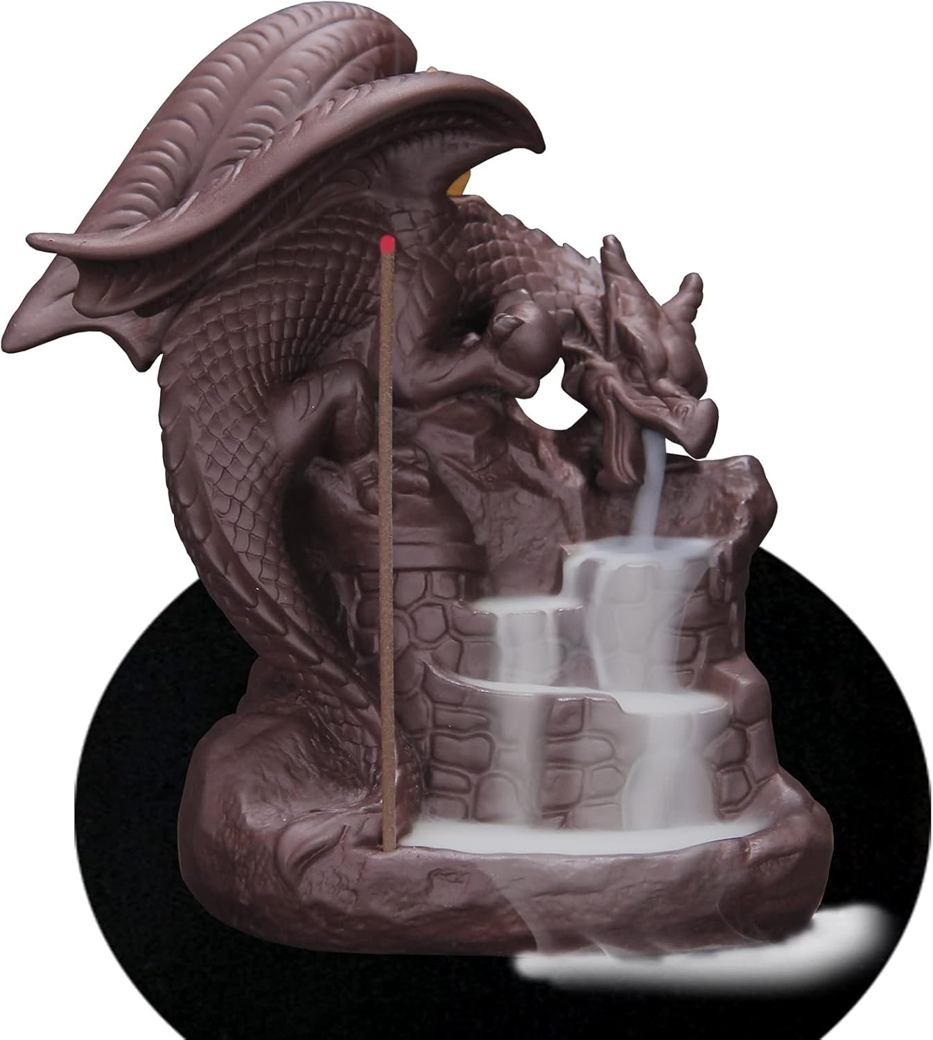 Fly Dragon Backflow Incense Burner Handmade Waterfall Incense Holders Home Decor Gift Statue Ornaments - Image 2