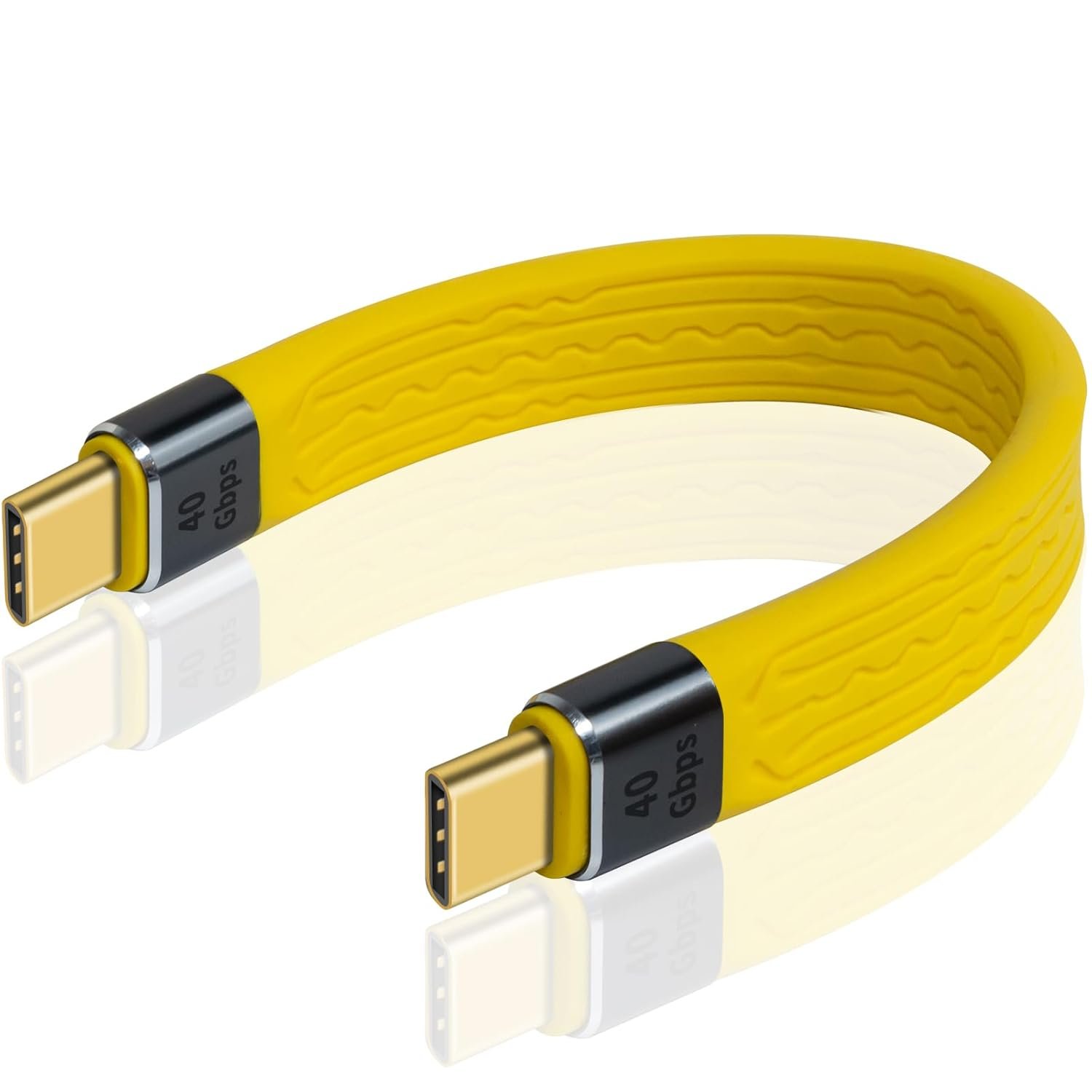 Duttek Short USB C Cable 5Inch, 40Gbps Short USB C to USB C Cable, USB C to USB C Male Cable Compatible with Thunderbolt 3 Support 100W PD Fast Charging, 8K@60HZ Video and Data Sync - Image 9