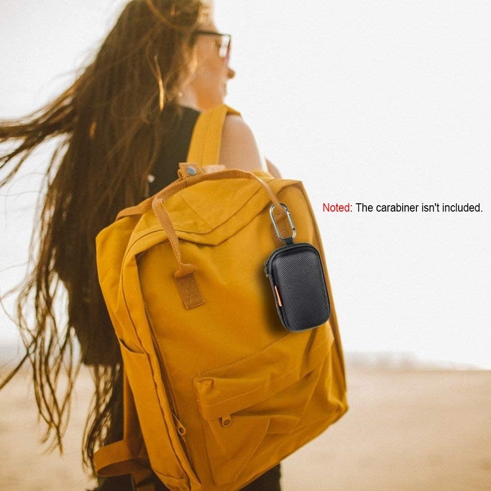 GLCON Rectangle Small Hard EVA Case - Portable Protection Earbud Case Zipper Pouch for Headset, Earphone, Flash Drive, Charging Cable, Key - Mesh Inner Pocket Durable Exterior Universal Carrying Bag - Image 6