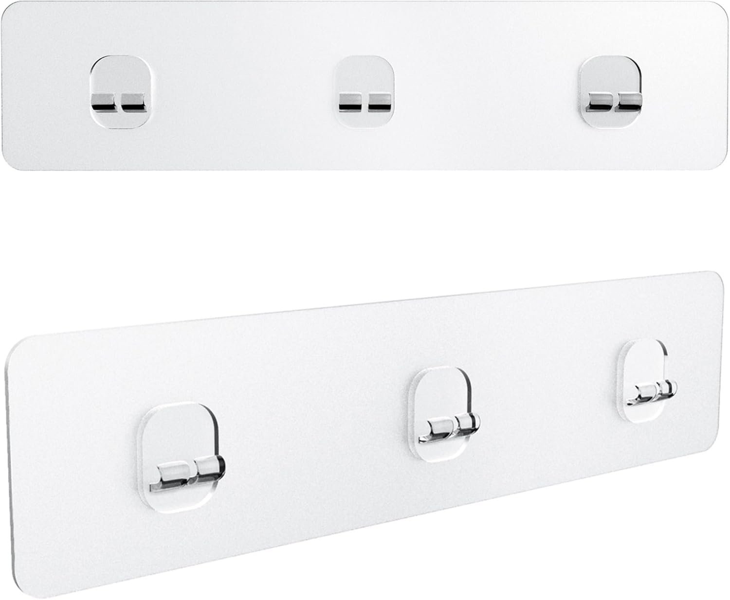 KINCMAX 2-Pack Strong Sticky Waterproof Heavy-Duty Wall Adhesives, Shower Caddy Adhesive Replacement Stickers, No-Trace Wall Adhesives Hook Strip for Shower Caddy, Kitchen Racks, Bathroom Shelf - Image 2