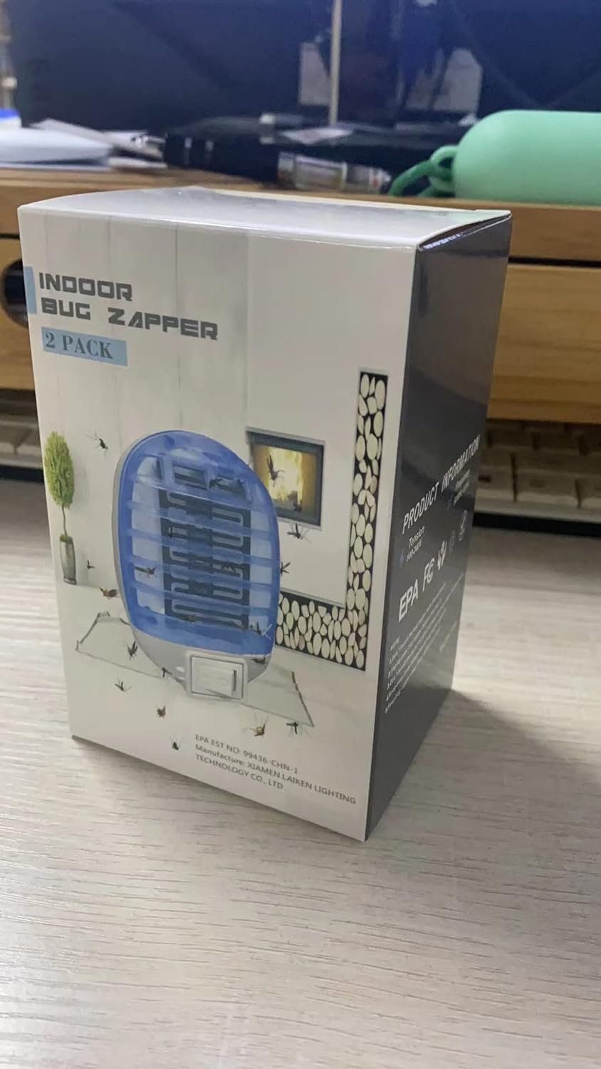 Electric Plug in Flying Insects Mosquito Killer with UV LED Light - Image 3