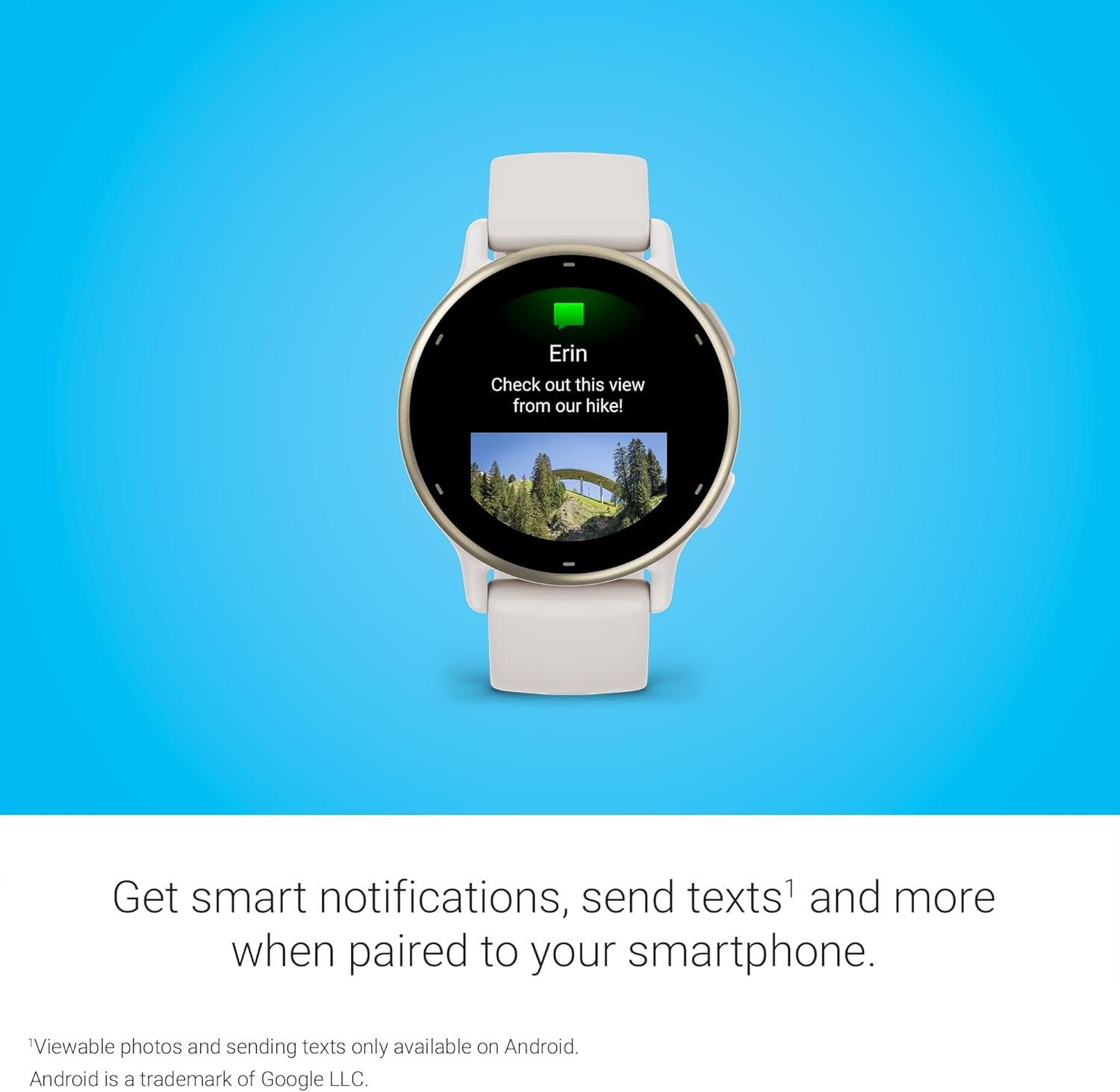 Garmin vívoactive 5, Health and Fitness GPS Smartwatch, AMOLED Display, Up to 11 Days of Battery, Ivory - Image 7