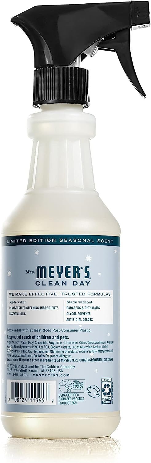 MRS. MEYER'S CLEAN DAY Variety, 1 Mrs. Meyer's Multi-Surface Cleaner, 16 OZ, 1 Mrs. Meyer's Multi-Surface Cleaner, 16 OZ, 1 CT (Iowa Pine + Snow Drop) - Image 4