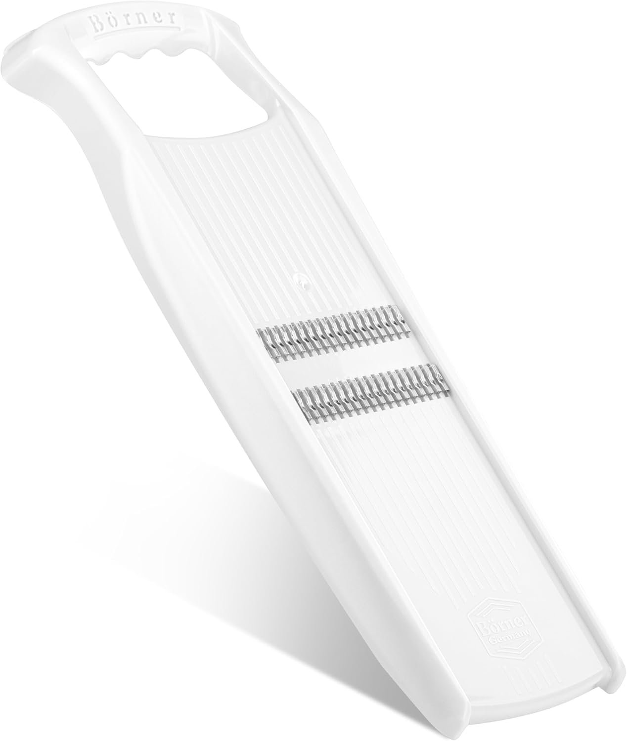 Börner Roko PowerLine Vegetable Slicer • Julienne Cutter for Fruit and Vegetables • Julienne Slicer for Fine Strips • Fine Vegetable Grater • Kitchen Slicer (White) - Image 9