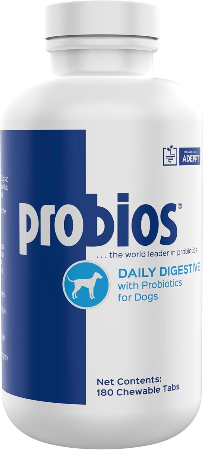 Probios Dog Digestive Support - Digestive Tablets with Probiotics for Dogs, Daily Pet Probiotics for Dogs, Liver Flavored, 180 Count, by Vets Plus - Image 2