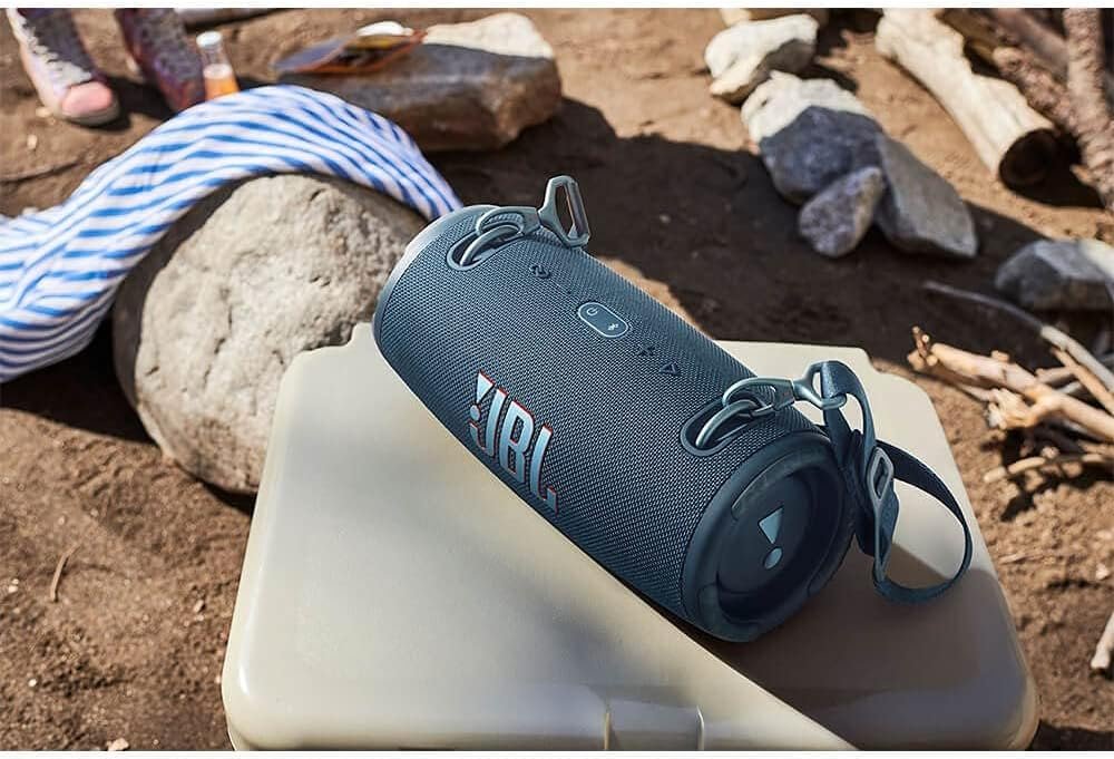 JBL Xtreme 3 - Portable Bluetooth Speaker, powerful sound and deep bass, IP67 waterproof, 15 hours of playtime, powerbank, PartyBoost for multi-speaker pairing (Blue) - Image 3