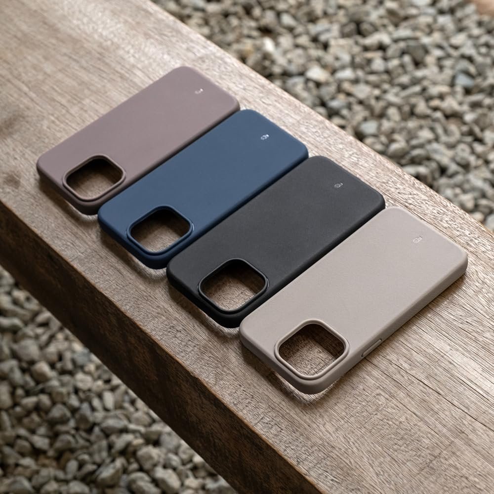 TineeOwl for iPhone 15 Pro Max Magnetic Case - Dune Series, Compatible with MagSafe, TPU, Minimalist, Slim/Thin, Grippy with Microfiber Lining, Rounded Action Button (Sand Stone, iPhone 15 Pro Max) - Image 9