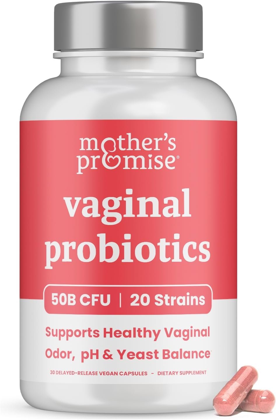 Vaginal Probiotics for Women pH Balance | 50 Billion CFU Womens Probiotic + Cranberry Pills for Vaginal Health, Healthy Odor, Yeast, Urinary Tract | Vegan Women's Probiotics and Prebiotics Supplement - Image 2
