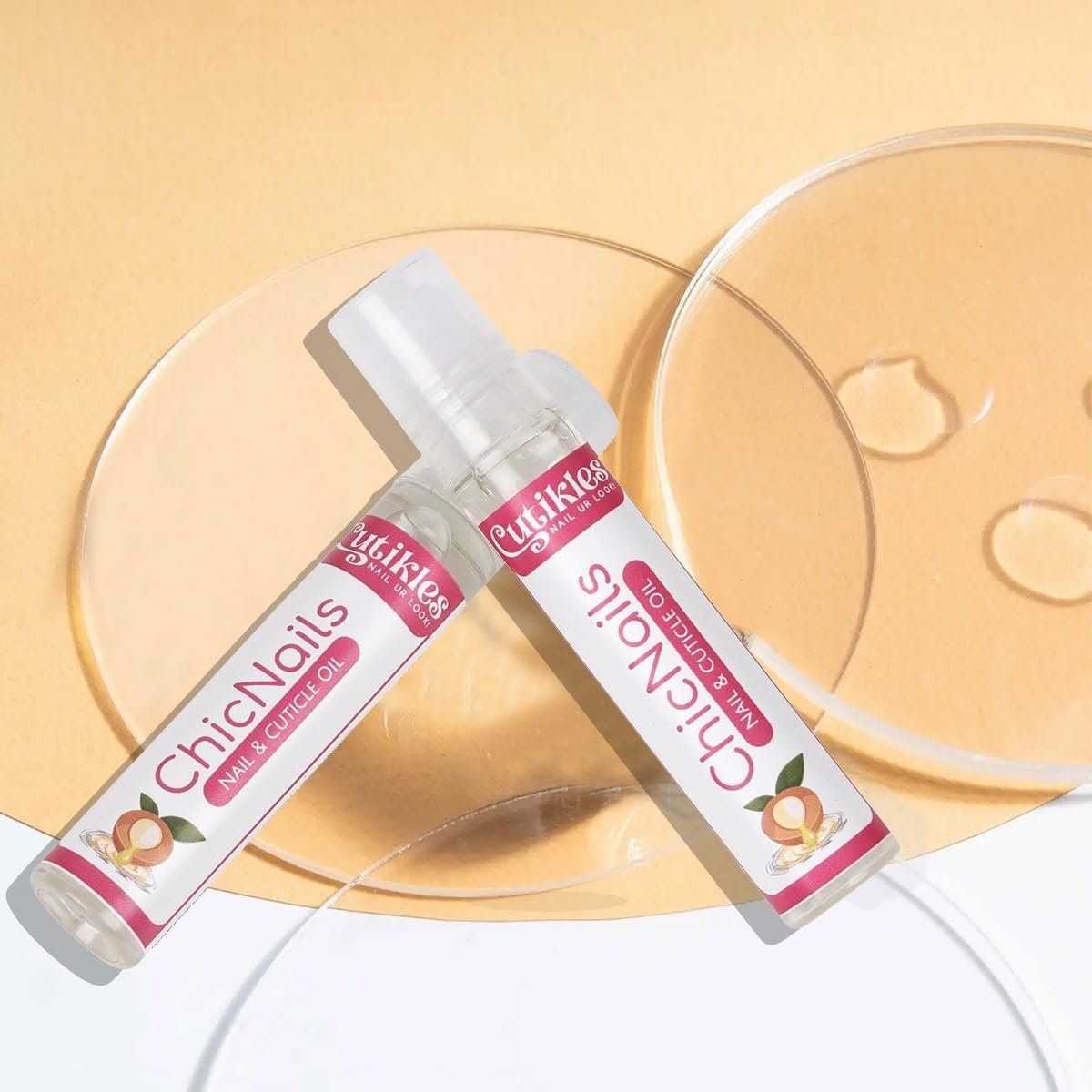 Nail & Cuticle Oil with goodness of Almond & Jojoba Oil. Nourishing Care for Longer and Stronger Nails - 0.33 FL. OZ - Image 3