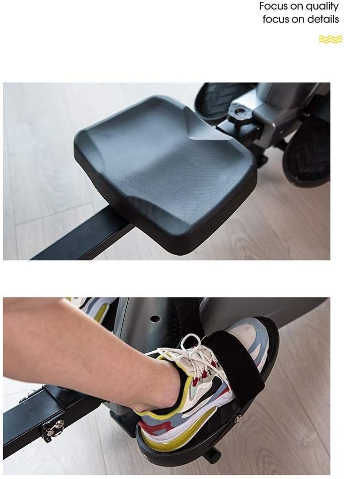 Rowing Machine Exercise Equipment Row Machines for Home Silent Folding Magnetic Rowing Machine Tension Resistance Exercise for Whole Body - Image 6