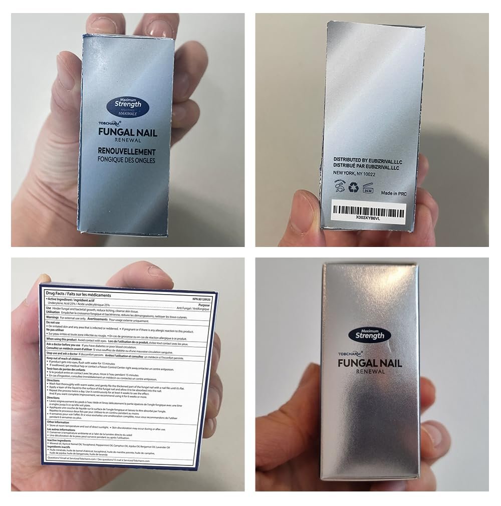 Toenail Fungus Treatment Extra Strength with 25% Undecylenic Acid & Tea Tree Oil, Nail Fungus Treatment for Toenail & Fingernails, Antifungal Nail Treatment for Damaged Nails and Thick Toenails- 2Pcs - Image 10